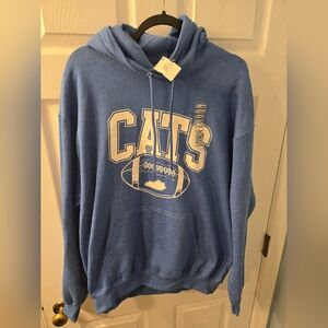 Blue CATS Graphic Hoodie